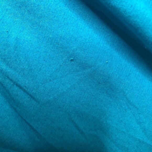 Lululemon Top Bra with Draped Tank Surge Blue Open Sides Workout Running 6 - Picture 8 of 9